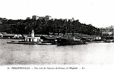 Philippeville-VueCaserneFrance-Hopital
