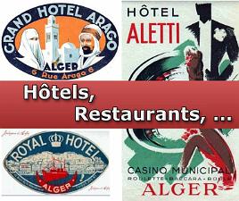 Hotels, Restaurants, Bar, ...